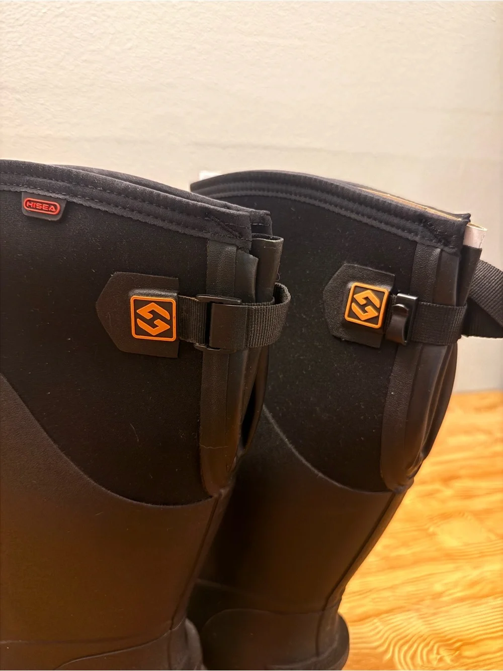 HISEA Men's Black Waterproof Insulated Boots